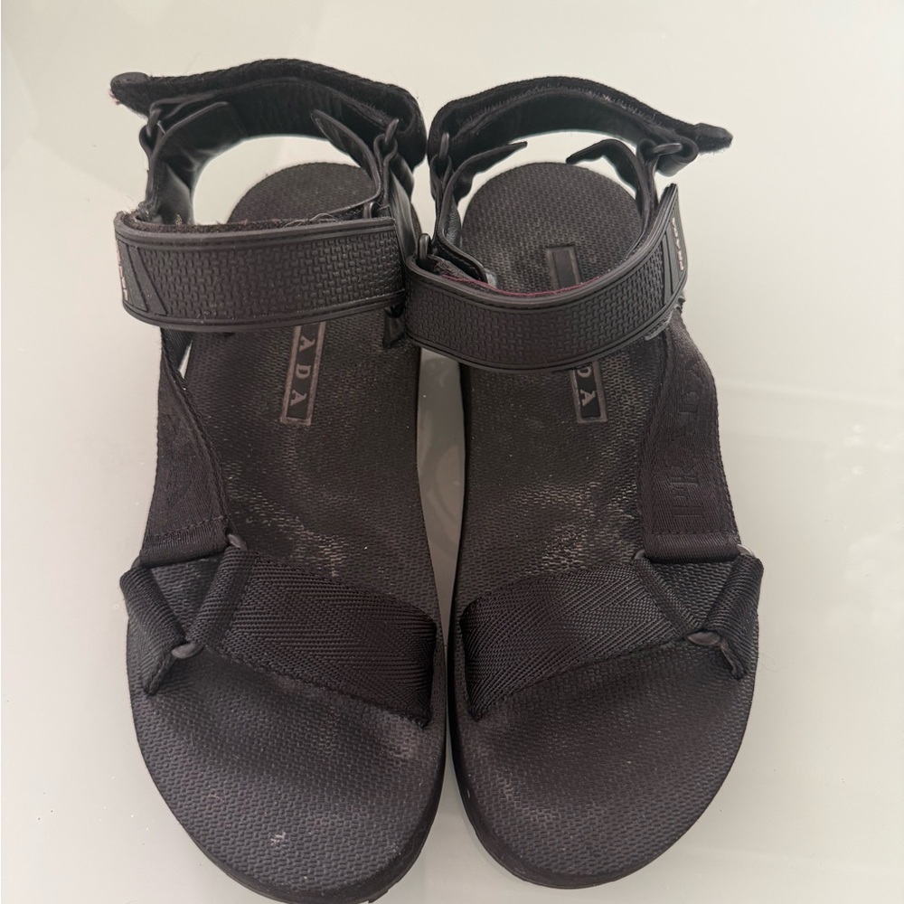 Prada Women's Elegant Black Sandals
